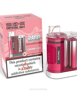 SKE Crystal 4 in 1 Kit cialde 2400 gelato alla ciliegia 6HT499 | SKE Vape Buy