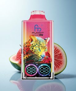 Fumot Leopard 40K Puffs Fragola Anguria Senza Nicotina con Batteria 700mAh e Ricarica Type-C