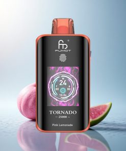 Fumot Tornado 25000 Puffs Limonata Rosa HD 20ml Ricaricabile