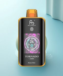 Fumot Tornado 25000 Puffs Menta di Miami Schermo HD Ricaricabile 20ml