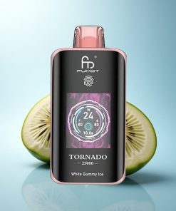 Fumot Tornado 25000 Puffs Passione di Kiwi Guava con Schermo HD e Batteria Ricaricabile 700mAh