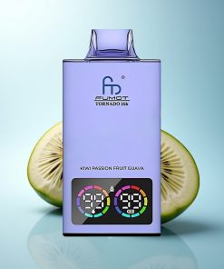Fumot Tornado 35000 Puffs Passione di Kiwi Frutto della Passione Guava con Luci RGB Variabili e Ricarica Rapida