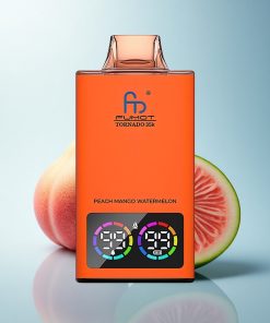 Fumot Tornado 35000 Puffs Pesca Mango Anguria con Doppia Griglia e Luci RGB Variabili