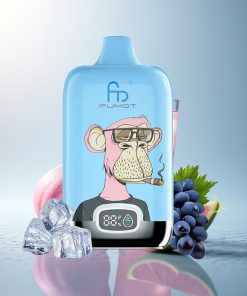 Fumot Tornado Digital Box 12000 Puffs Limone Rosa Digitale Mesh 20ml