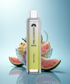 Hayati Pro Max 4000 Puffs Cola Lime Dual Mesh Ricaricabile