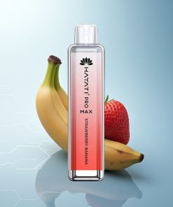 Hayati Pro Max 4000 Puffs Fragola Banana Dual Coil Ricaricabile