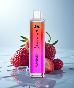 Hayati Pro Max 4000 Puffs Fragola Lampone Ghiaccio Dual Coil Ricaricabile