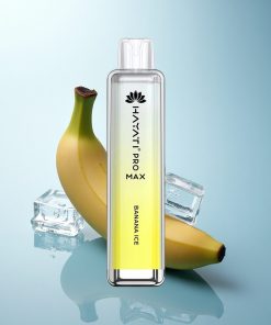 Hayati Pro Max 4000 Puffs Gelato di Banana Dual Coil Ricaricabile