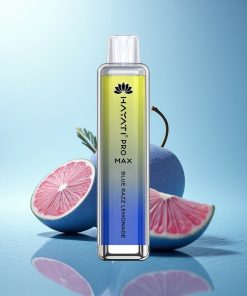 Hayati Pro Max 4000 Puffs Limone Blu Rinfrescante con Dual Mesh e LED Cristallino