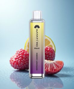Hayati Pro Max 4000 Puffs Limone Riberry Ricaricabile 2ml LED Cristallo