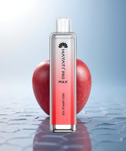 Hayati Pro Max 4000 Puffs Mela Rossa Ghiaccio Ricaricabile 2ml