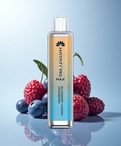 Hayati Pro Max 4000 Puffs Mirtillo Ciliegia Mirtillo Rosso Dual Mesh Ricaricabile