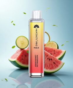 Hayati Pro Max 4000 Puffs Scoppio di Anguria e Limone Cristallo Ricaricabile