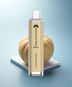 Hayati Pro Max 4000 Puffs Tabacco Crema Ricaricabile Dual Coil