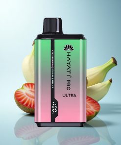 Hayati Pro Ultra 15000 Puffs Kiwi Banana Fragola Banana 850mAh 24ml 2%