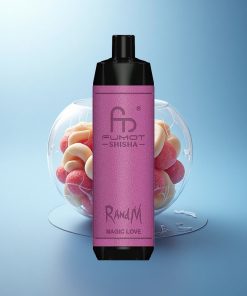 RandM Fumot Shisha 10000 Puffs Amore Magico Luce LED Liquido 18ml