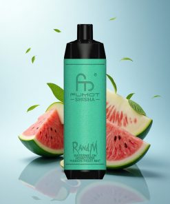 RandM Fumot Shisha 10000 Puffs Anguria Melone Frutto della Passione Menta con LED e 0.6ohm