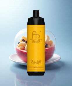 RandM Fumot Shisha 10000 Puffs Dolce Frutto della Passione con LED e 18ml