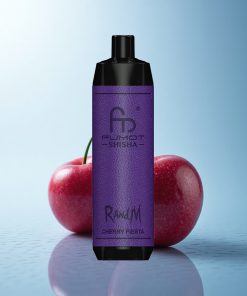 RandM Fumot Shisha 10000 Puffs Festa di Ciliegia con LED e 18ml