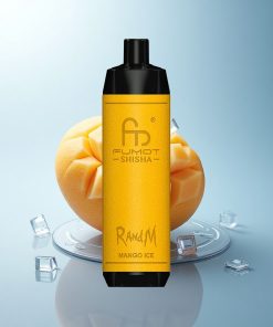 RandM Fumot Shisha 10000 Puffs Gelato di Mango con LED e Batteria 850 mAh