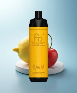 RandM Fumot Shisha 10000 Puffs Limone Ciliegia LED Mesh 0.6ohm