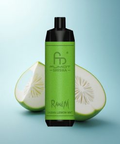 RandM Fumot Shisha 10000 Puffs Scirocco Limone Menta LED 850mAh Tipo-C