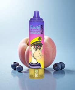 RandM Fumot Tornado 15000 Puffs Dolce Pesca Mirtillo 25ml Mesh Ricaricabile