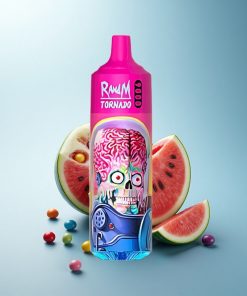 RandM Fumot Tornado 9000 Puffs Anguria Skittles con Display RGB e 54 Sapori