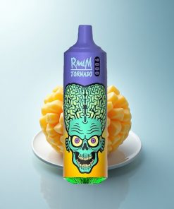 RandM Fumot Tornado 9000 Puffs Fragola Mango Mesh con Display RGB Ricaricabile