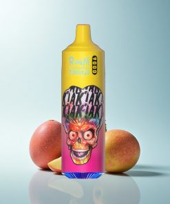 RandM Fumot Tornado 9000 Puffs Mango Ananas Pesca con Display RGB e Bobina a Maglia