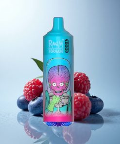 RandM Fumot Tornado 9000 Puffs Mirtillo Lampone Ricaricabile 850 mAh Mesh 18 mL