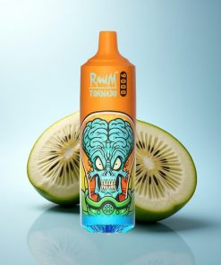 RandM Fumot Tornado 9000 Puffs Passione di Kiwi Frutto della Passione Guava con Batteria Ricaricabile e Display RGB